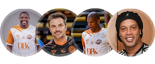 Portraits de joueurs ayant porté les tenues SC Sport